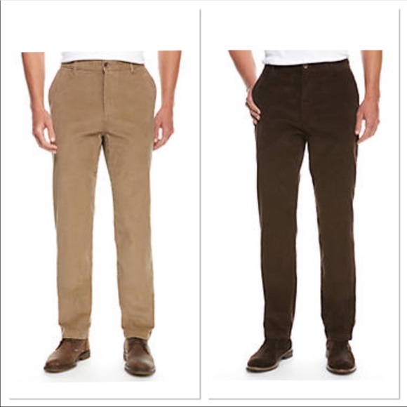 izod men's tailgate corduroy pants